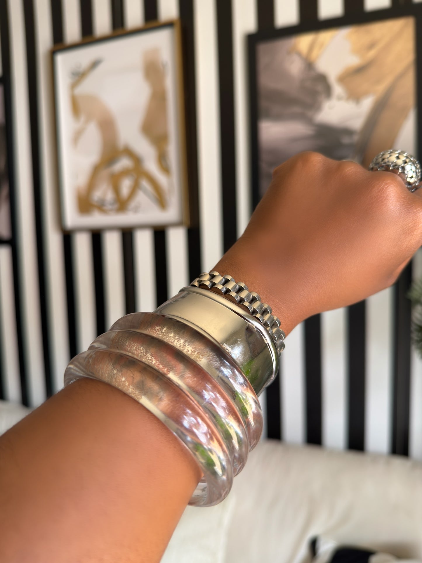 ‘Clear It Up’ cuff bangle